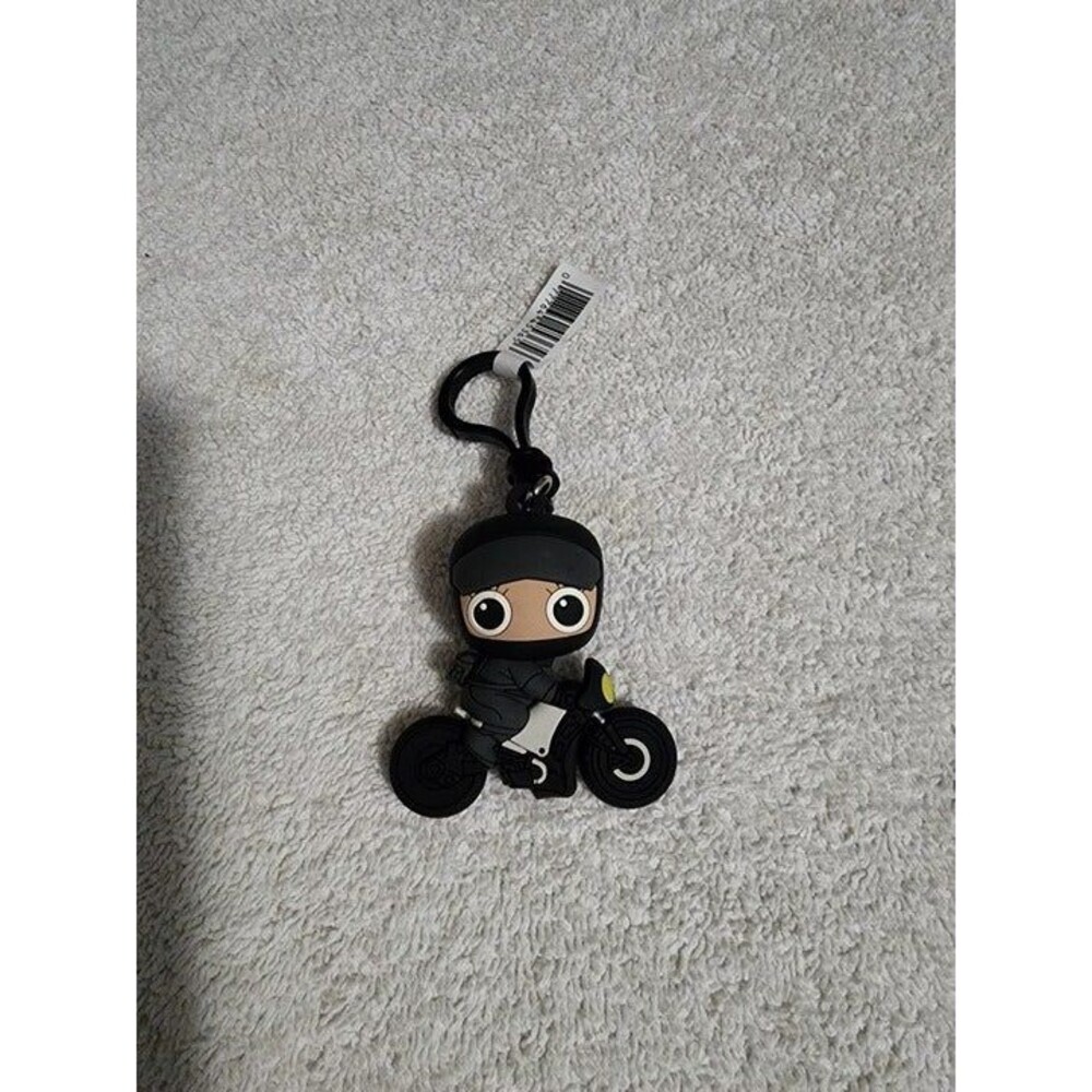 Monogram Figural bag clip Selina on her motorcycle